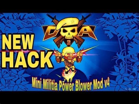 Mini Militia power blower mod 4.1 (v4.0.42) .